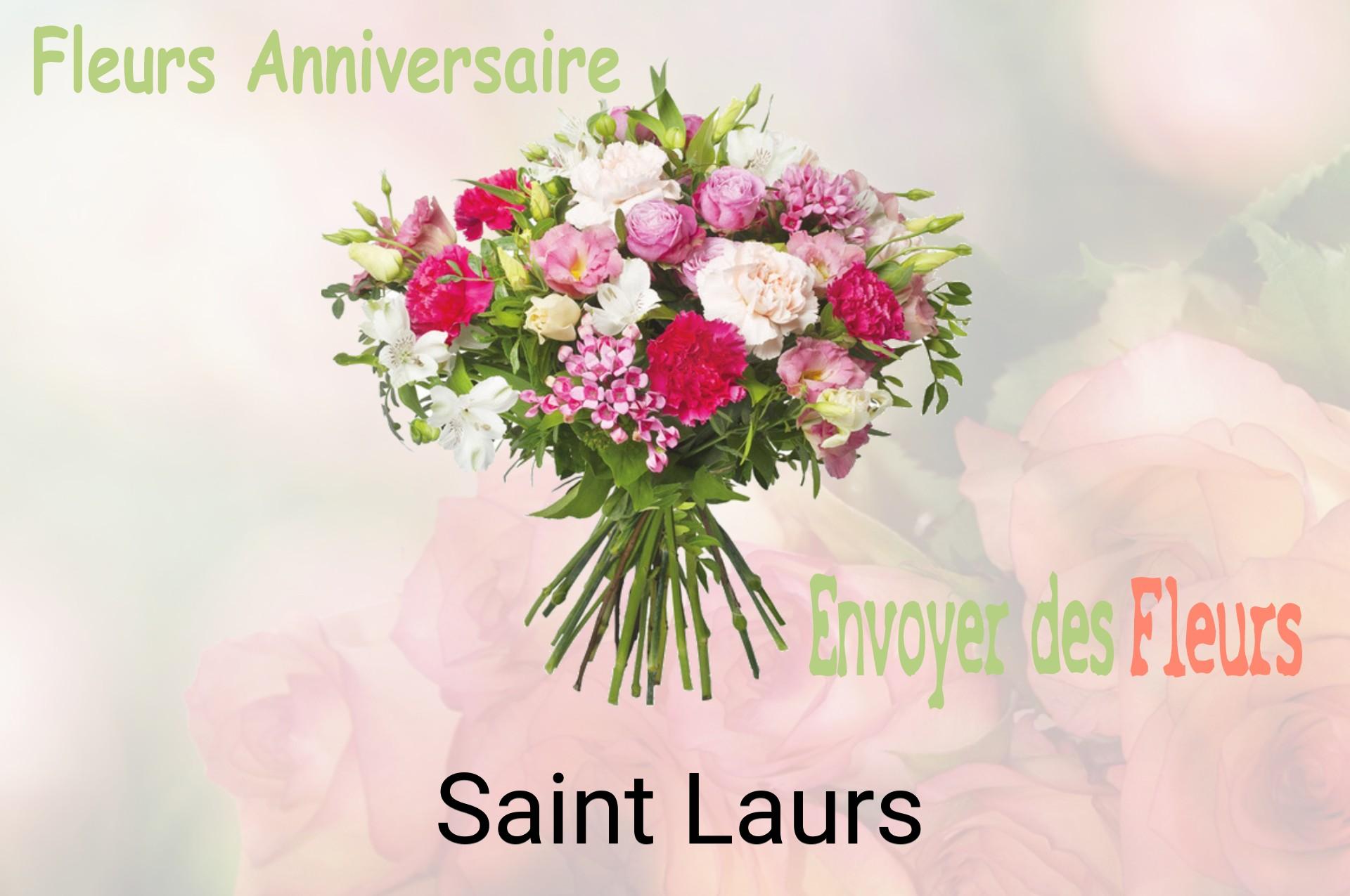 Bouquet de fleurs d’anniversaire livré à Saint-Laurs